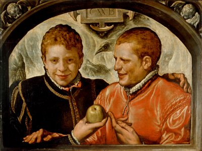 Two Young Men by Crispin van den Broeck